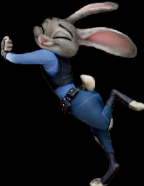 Judy Hopps Zootopia Dancing PNG