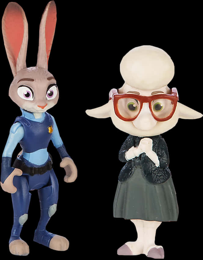 Judy Hoppsand Assistant Mayor Bellwether Figurines PNG