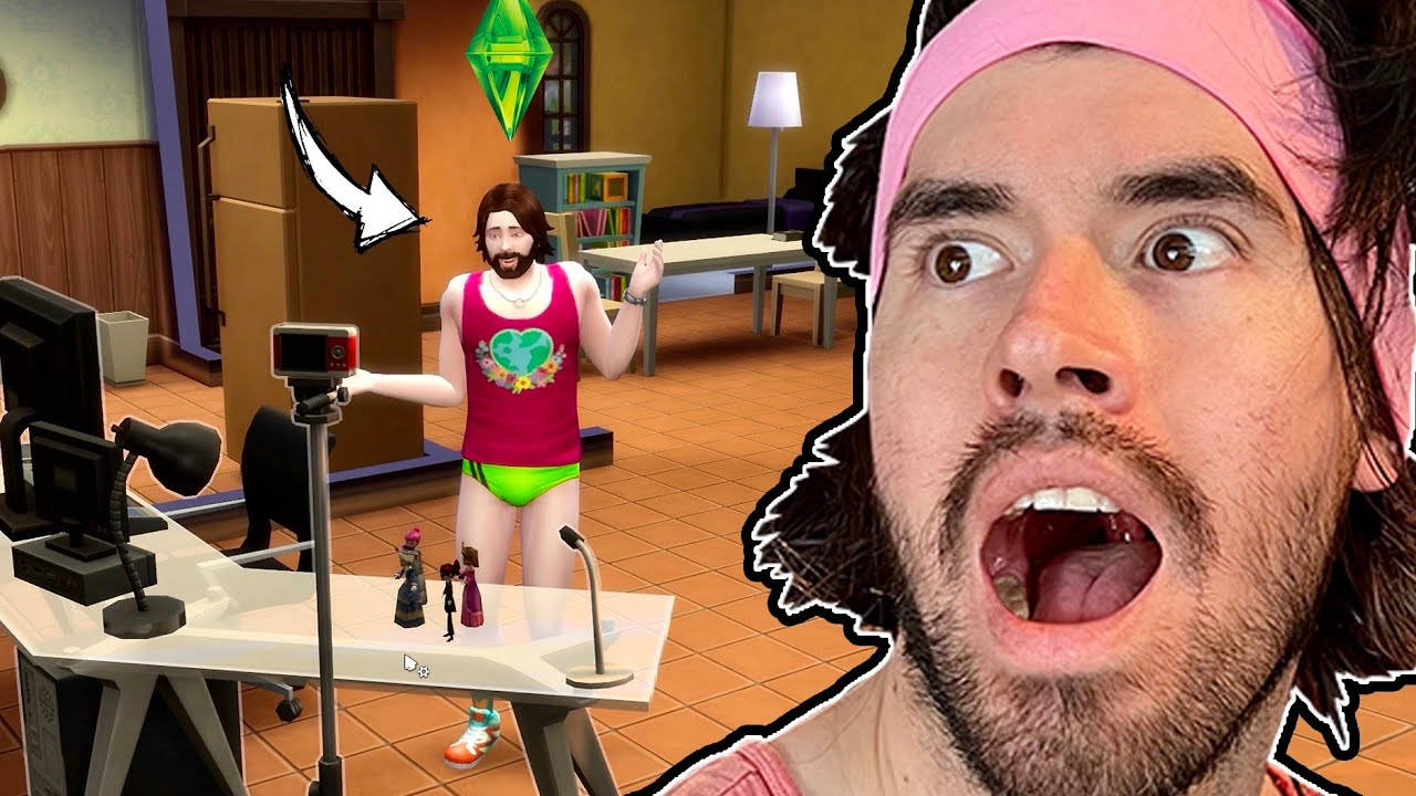 Juegagerman Playing Sims Background