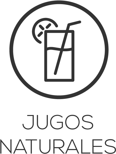 Jugos Naturales Logo Design PNG