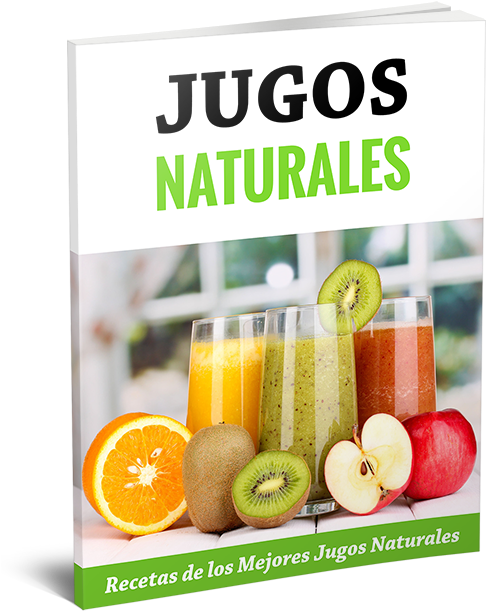 Jugos Naturales Recipe Book Cover PNG