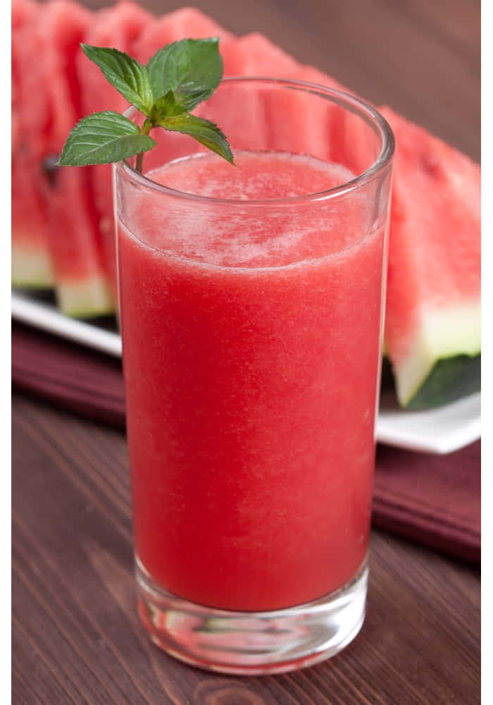 Juice With Watermelon Flavor Wallpaper