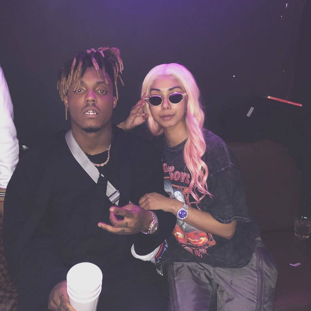 Juice Wrld And Ally Pink Hair