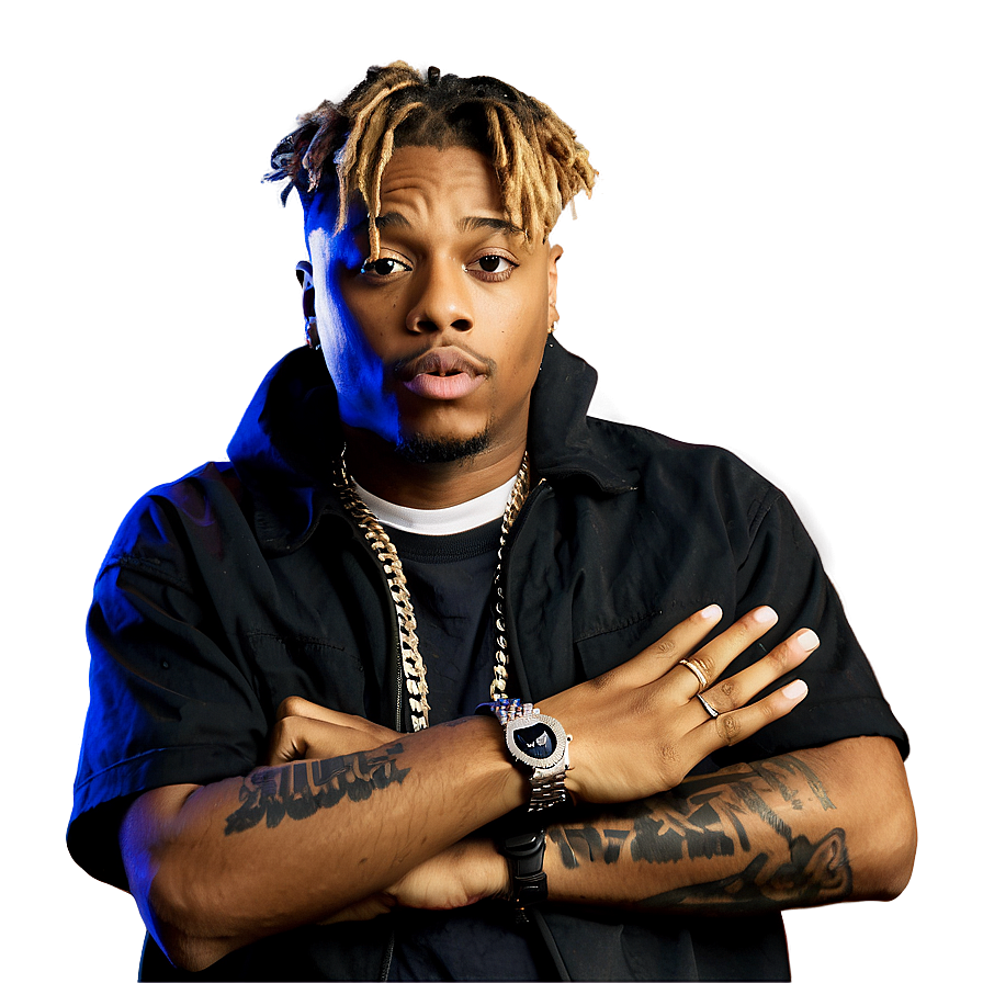 Download Juice Wrld And Microphone Png Byp88 | Wallpapers.com