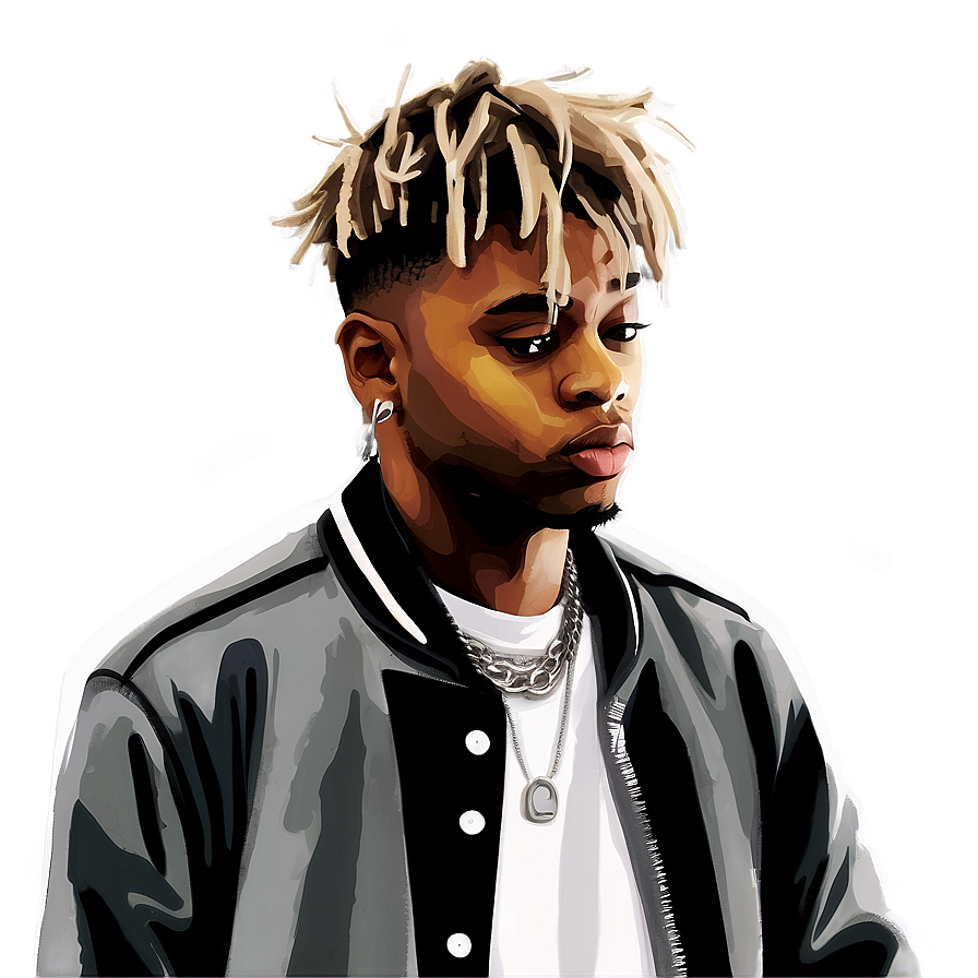 Download Juice Wrld Dynamic Illustration Png Nle | Wallpapers.com