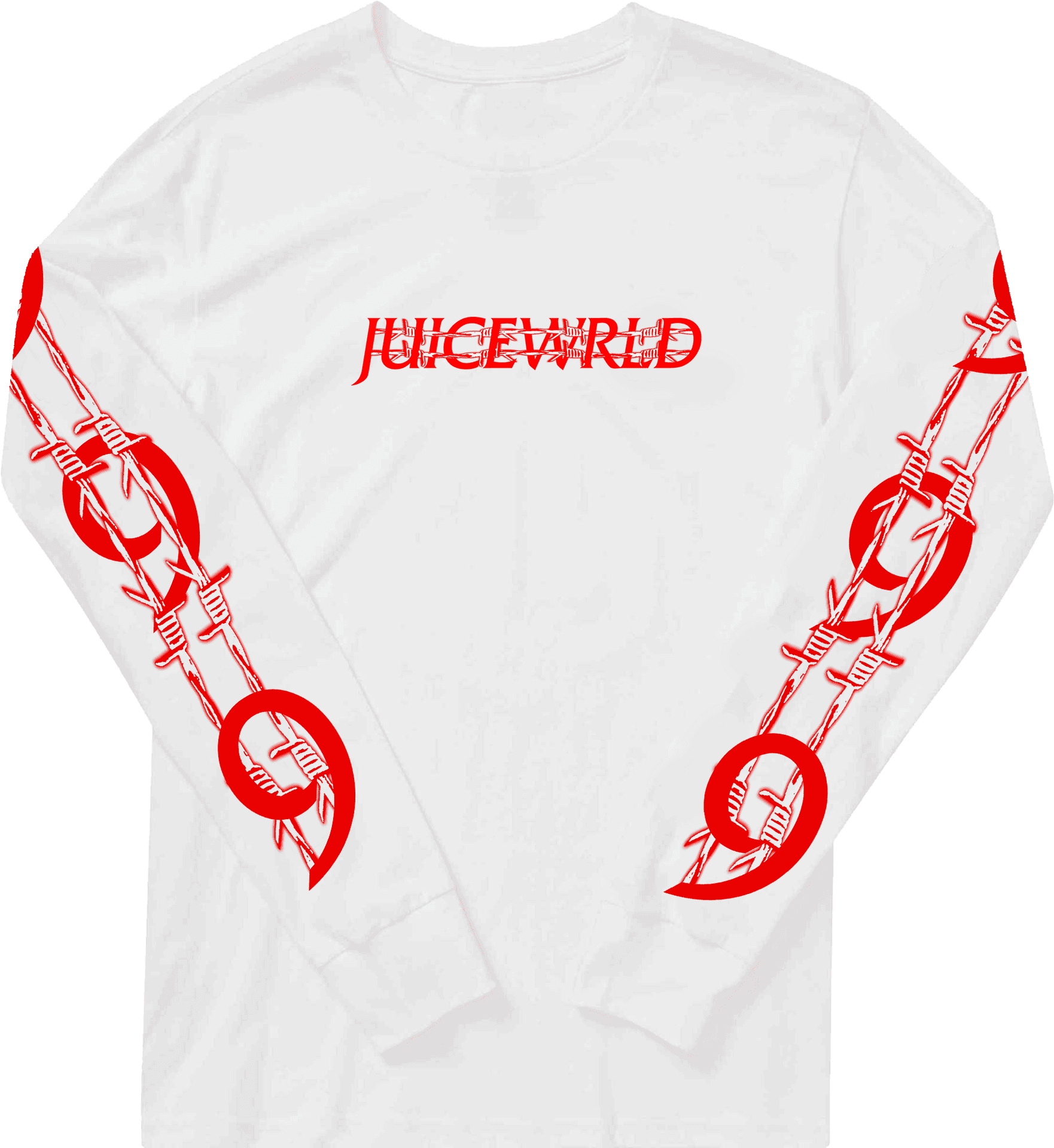 Juice Wrld Long Sleeve Shirt Design PNG