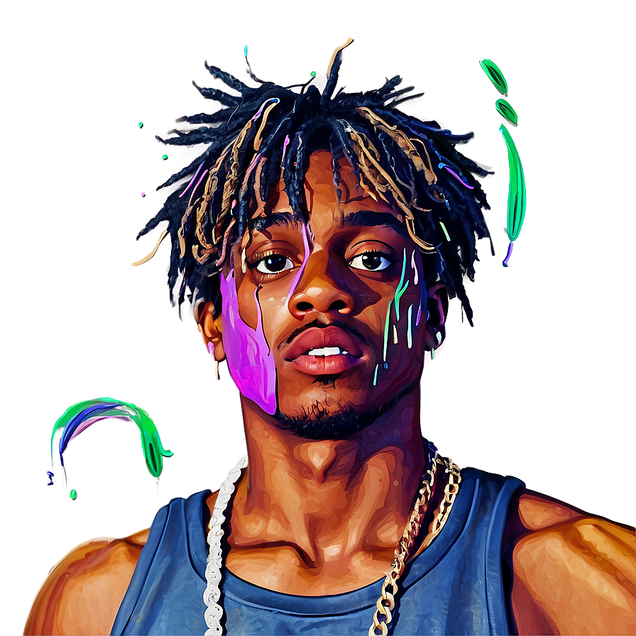 Download Juice Wrld Lyrics Inspired Art Png 11 | Wallpapers.com