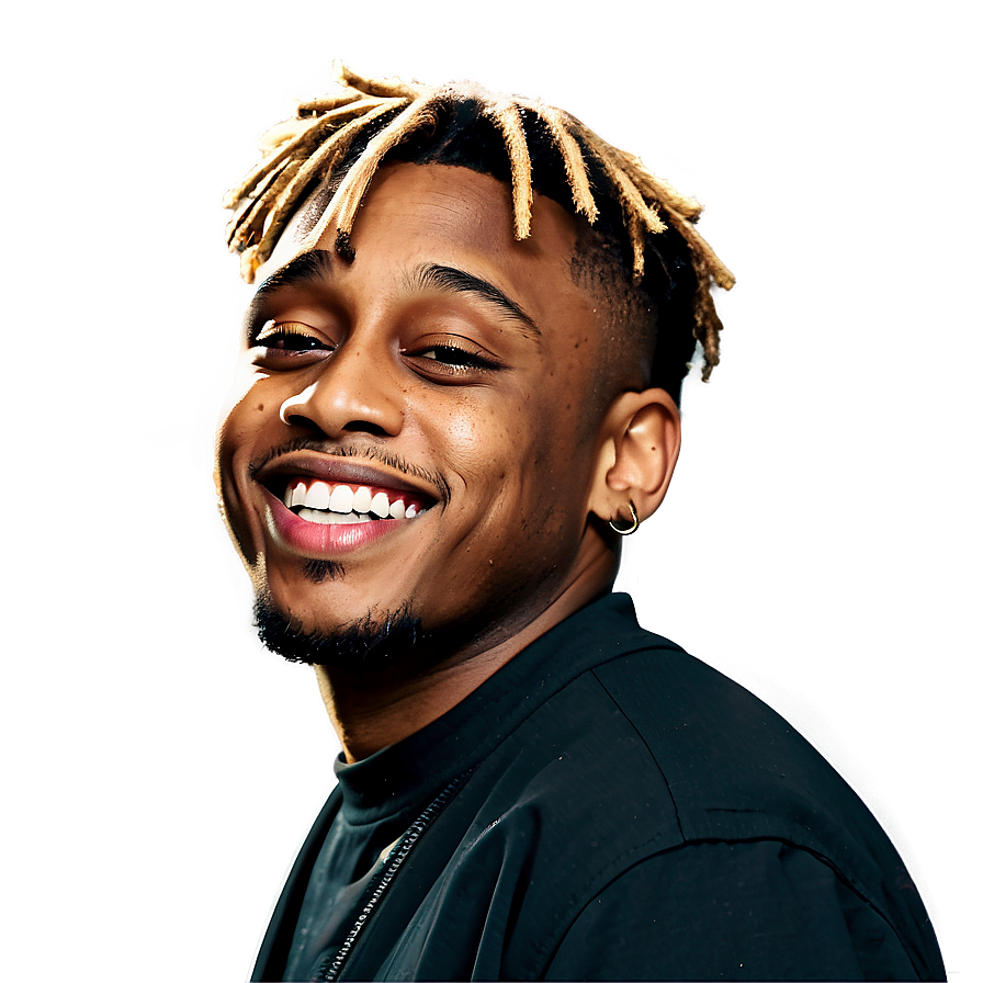 Juice Wrld Smiling Portrait Png 05212024 PNG