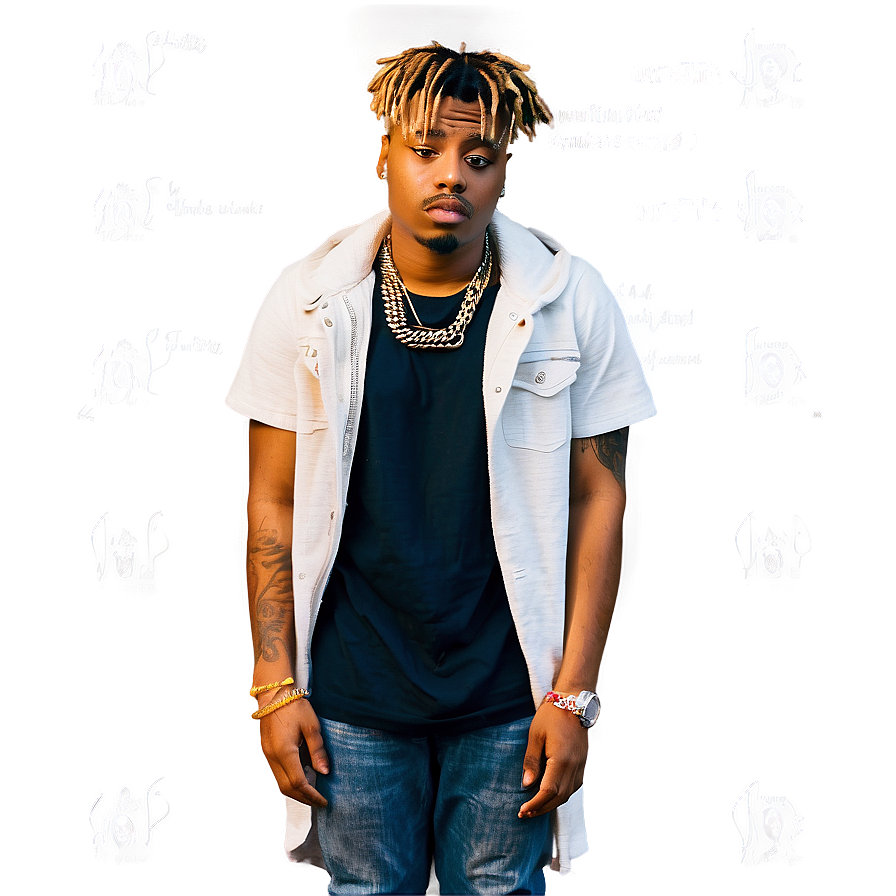 Download Juice Wrld Soulful Expression Png 05212024 | Wallpapers.com