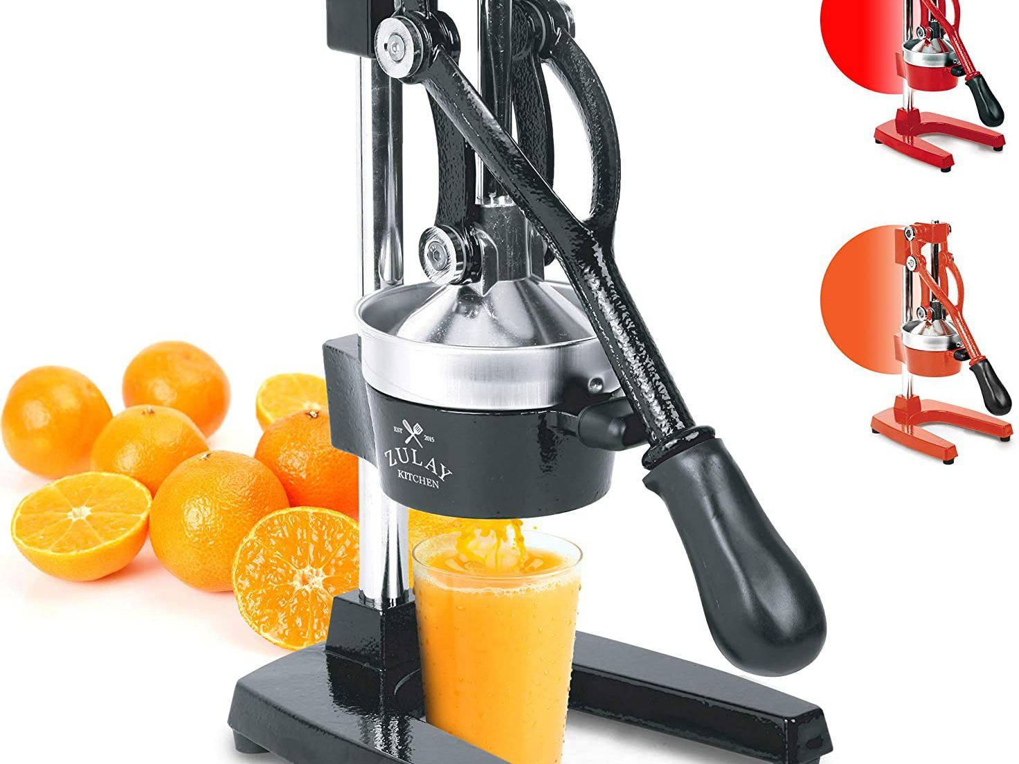 Freshly Squeezed Orange Juice in Action Wallpaper