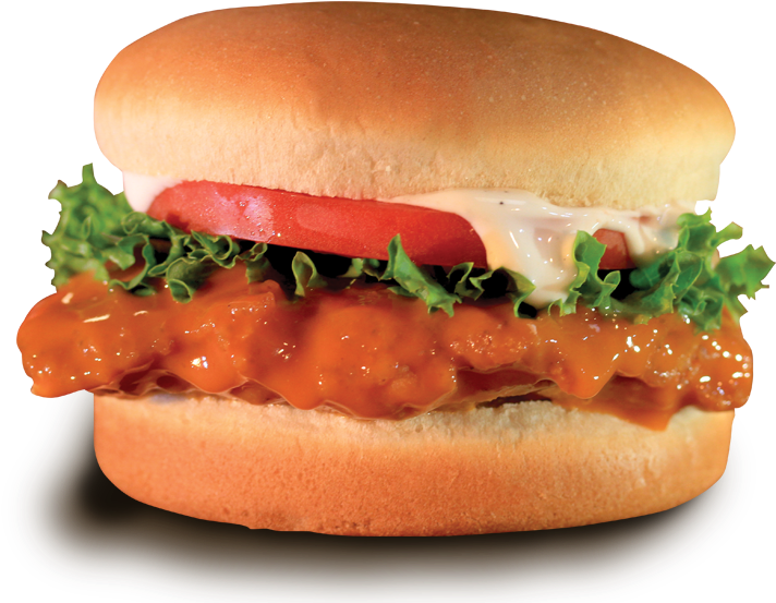 Juicy Chicken Burger Delicious Fast Food.png PNG