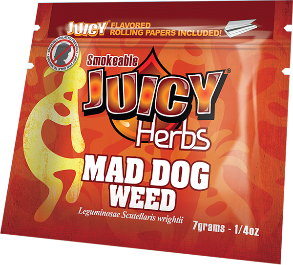 Juicy Herbs Mad Dog Weed Package PNG