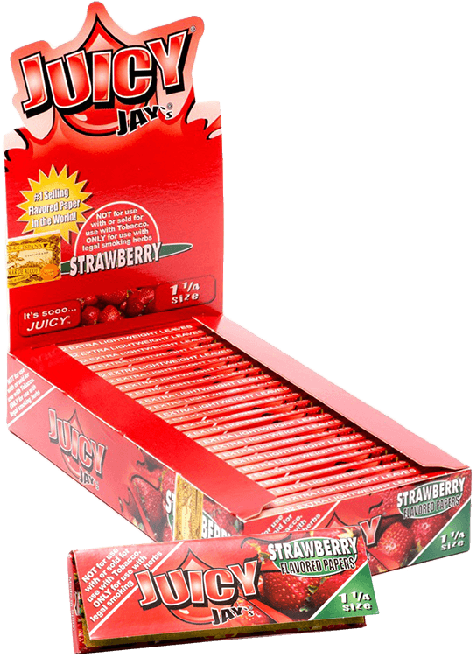 Download Juicy Jays Strawberry Flavored Papers | Wallpapers.com