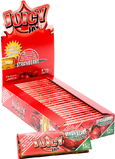 Juicy Jays Strawberry Flavored Papers PNG