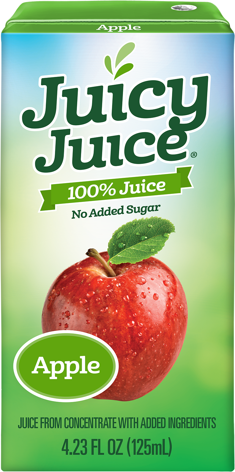 Juicy Juice Apple Flavor Packaging PNG