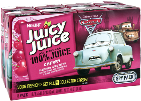 Juicy Juice Cherry Flavor Spy Pack PNG
