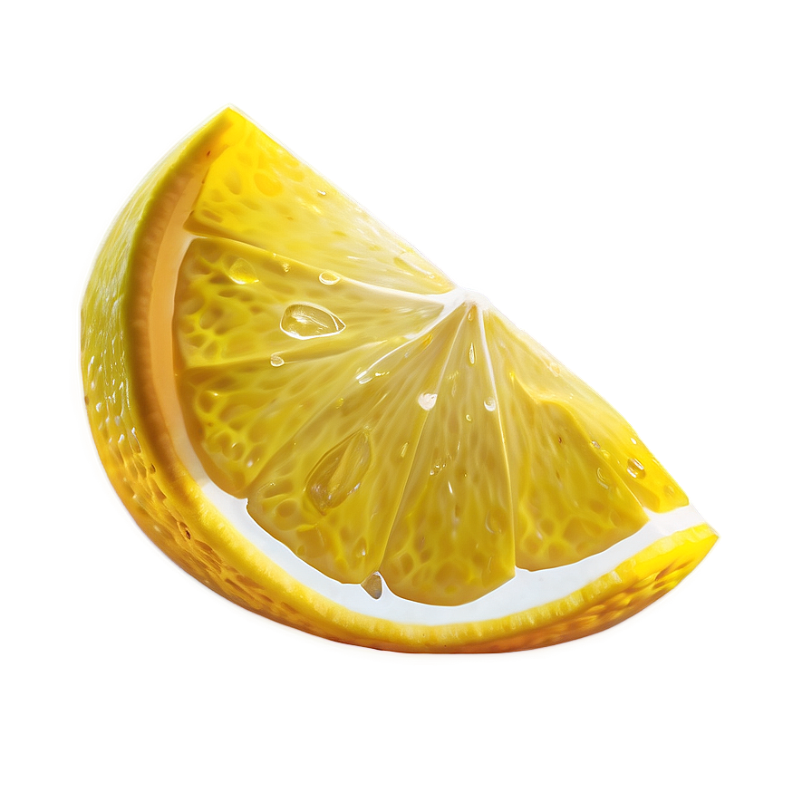 Download Juicy Lemon Wedge Png 05042024 | Wallpapers.com