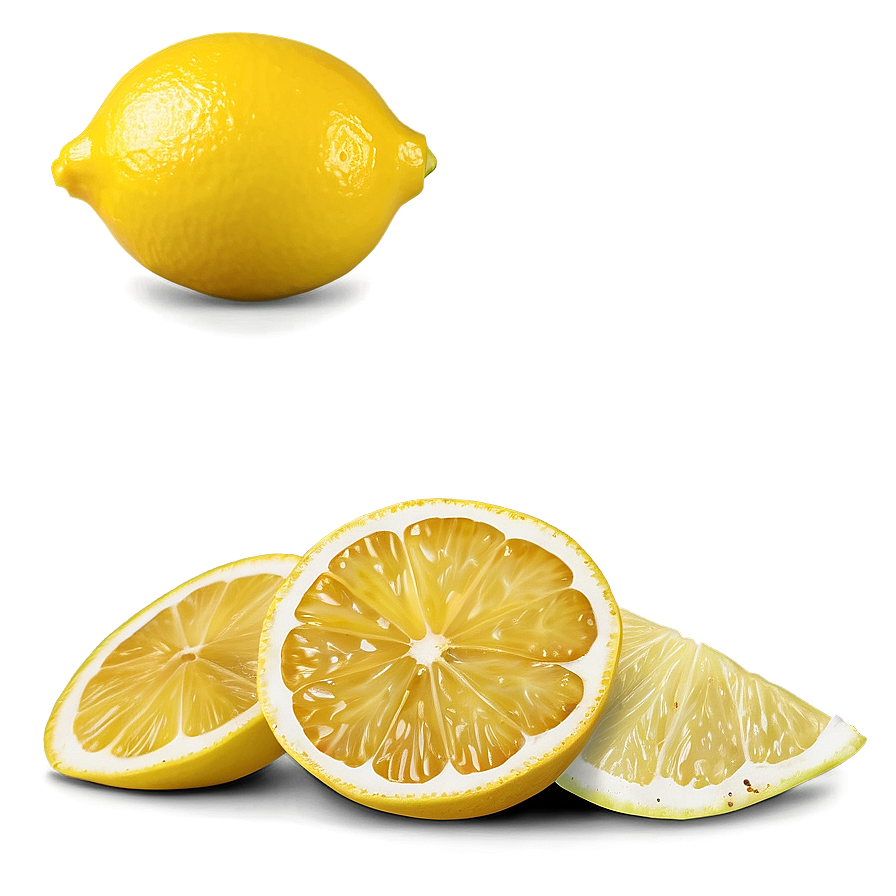 Juicy Lemon Wedge Png Yir99 PNG