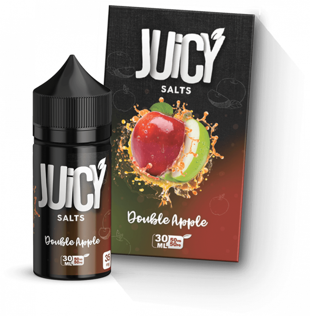 Juicy Salts Double Apple E Liquid Product PNG