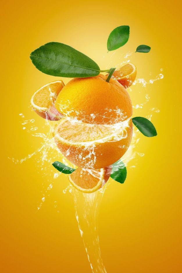 Juicy Satsuma Mandarin Orange Wallpaper