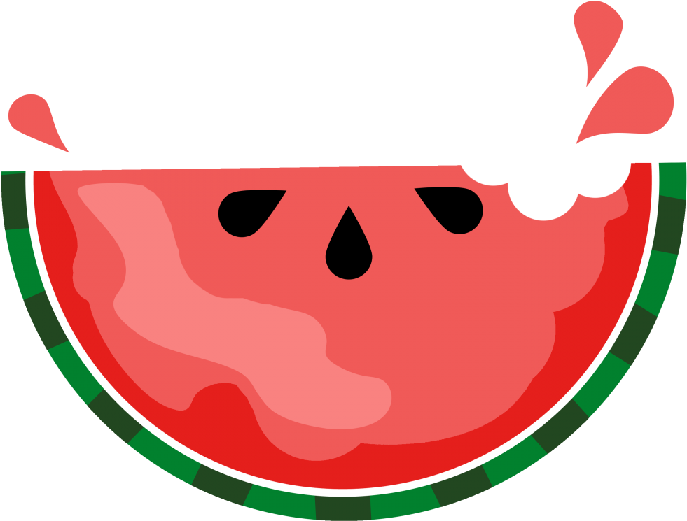 Juicy Watermelon Slice PNG