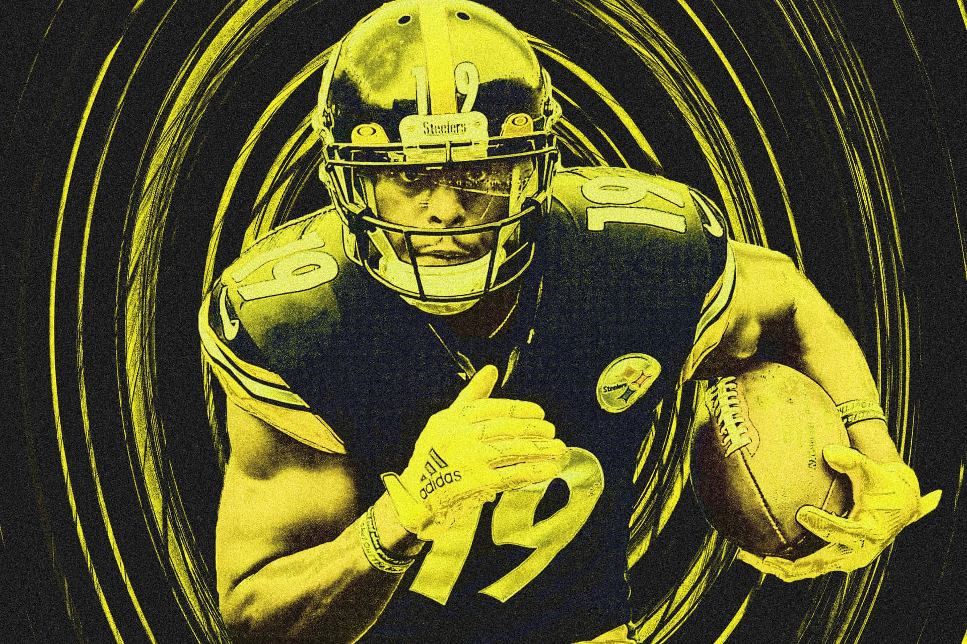 Pittsburgh Steelers Wide Receiver Juju Smith-Schuster Wallpaper
