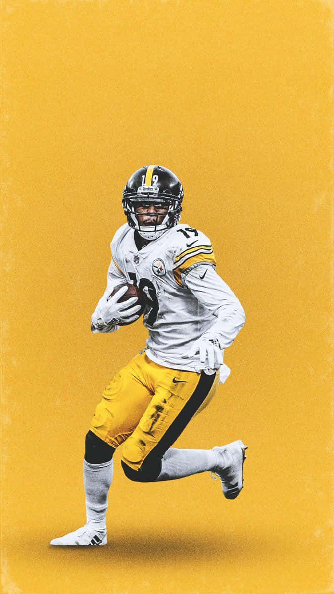 JuJu Smith Schuster in the thick of the action. Wallpaper