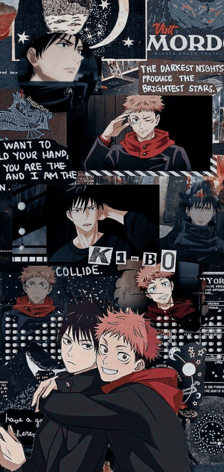 Jujutsu Kaisen Collage Aesthetic Wallpaper