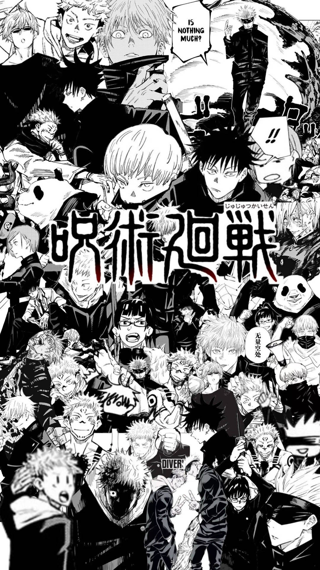 Jujutsu Kaisen Manga Phone wallpaper.