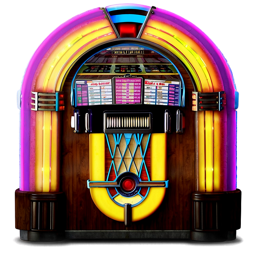Jukebox In Record Store Png 06112024 PNG