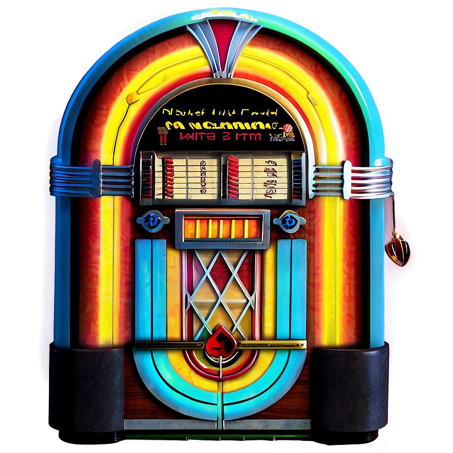 Jukebox With Country Music Png 06112024 PNG