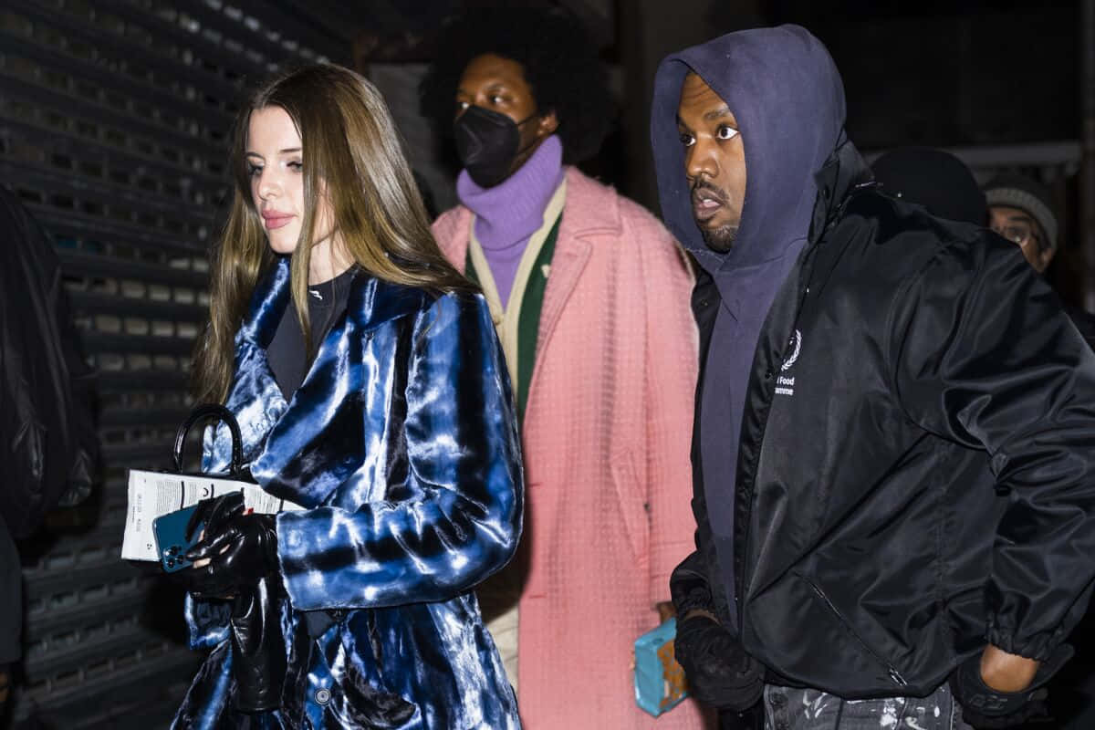Kanye West And Kate Taylor In London