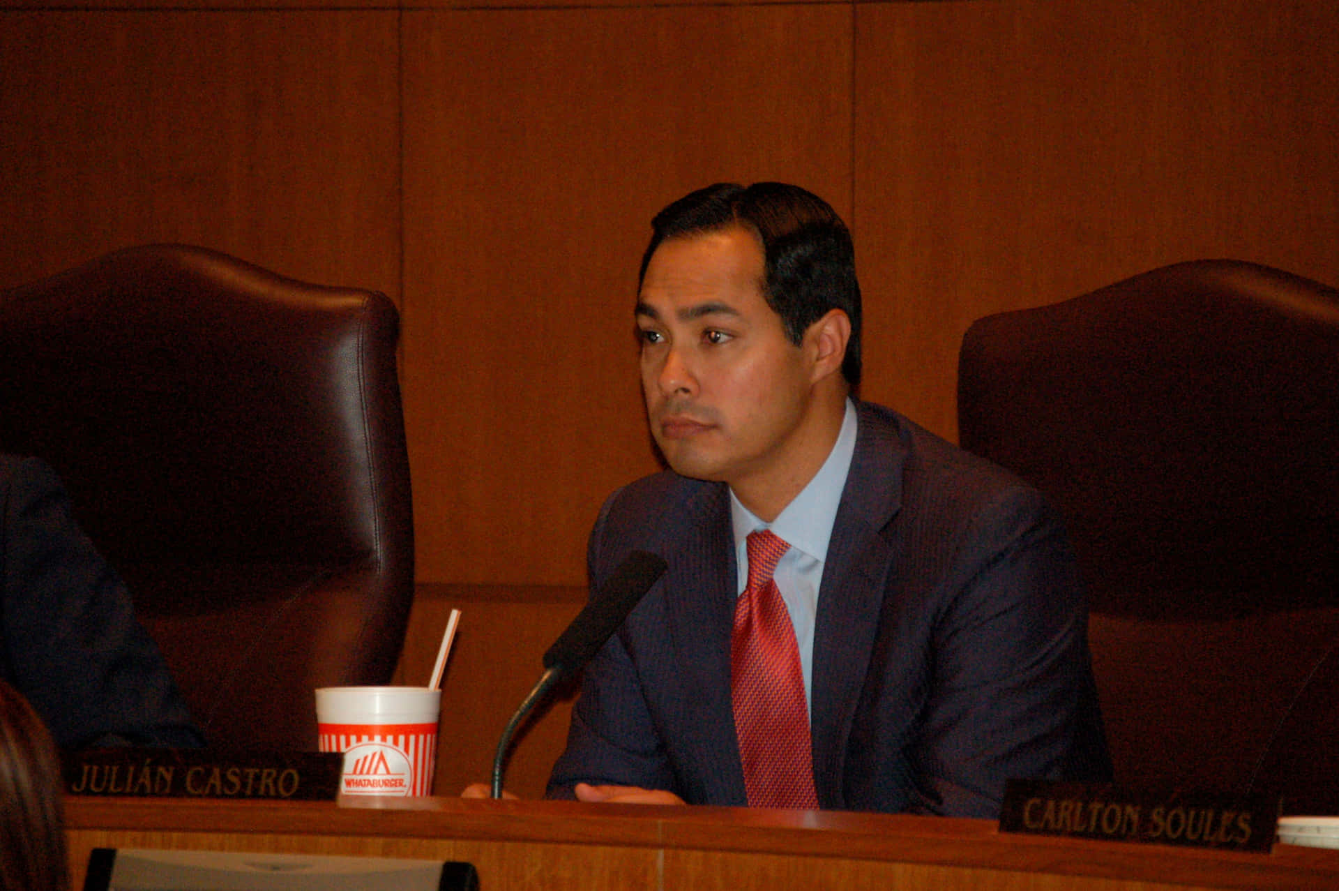 Julian Castro Sitting On His Chair Wallpaper