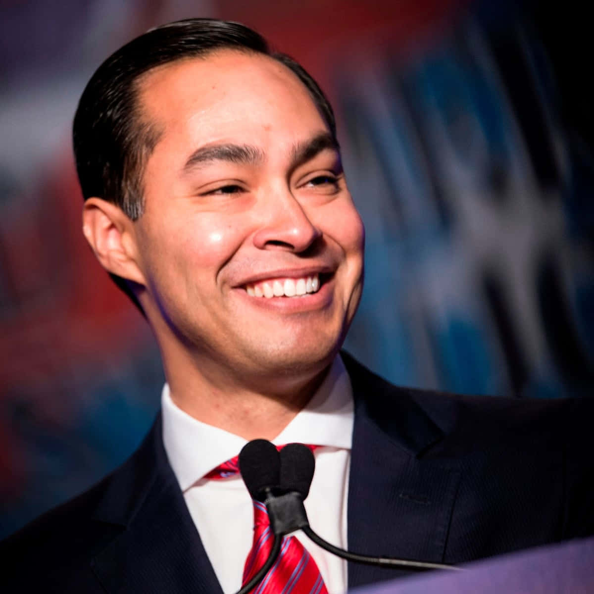 Julian Castro Smiling Widely With Teeth Wallpaper