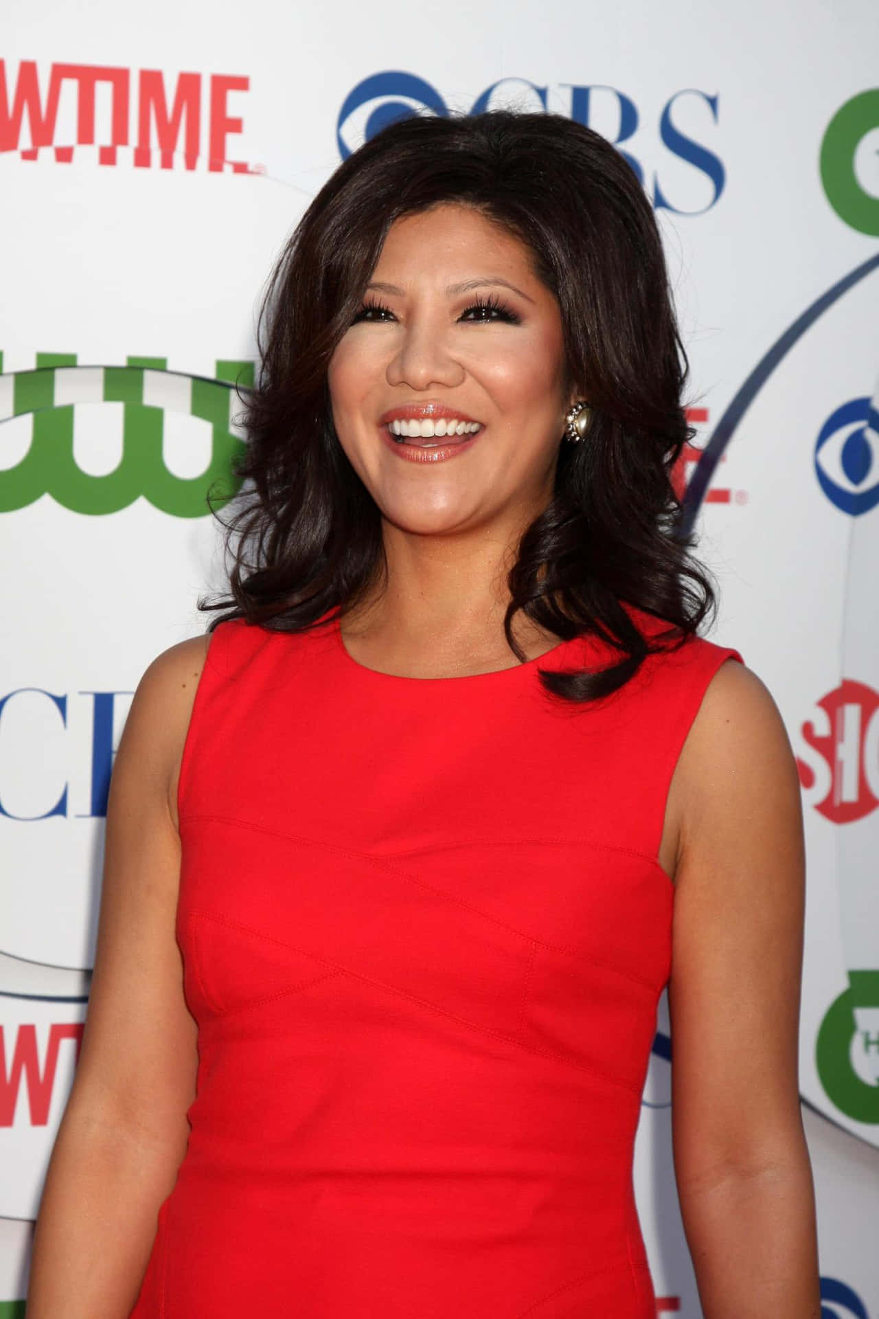 Julie Chen Red Dress Event Wallpaper