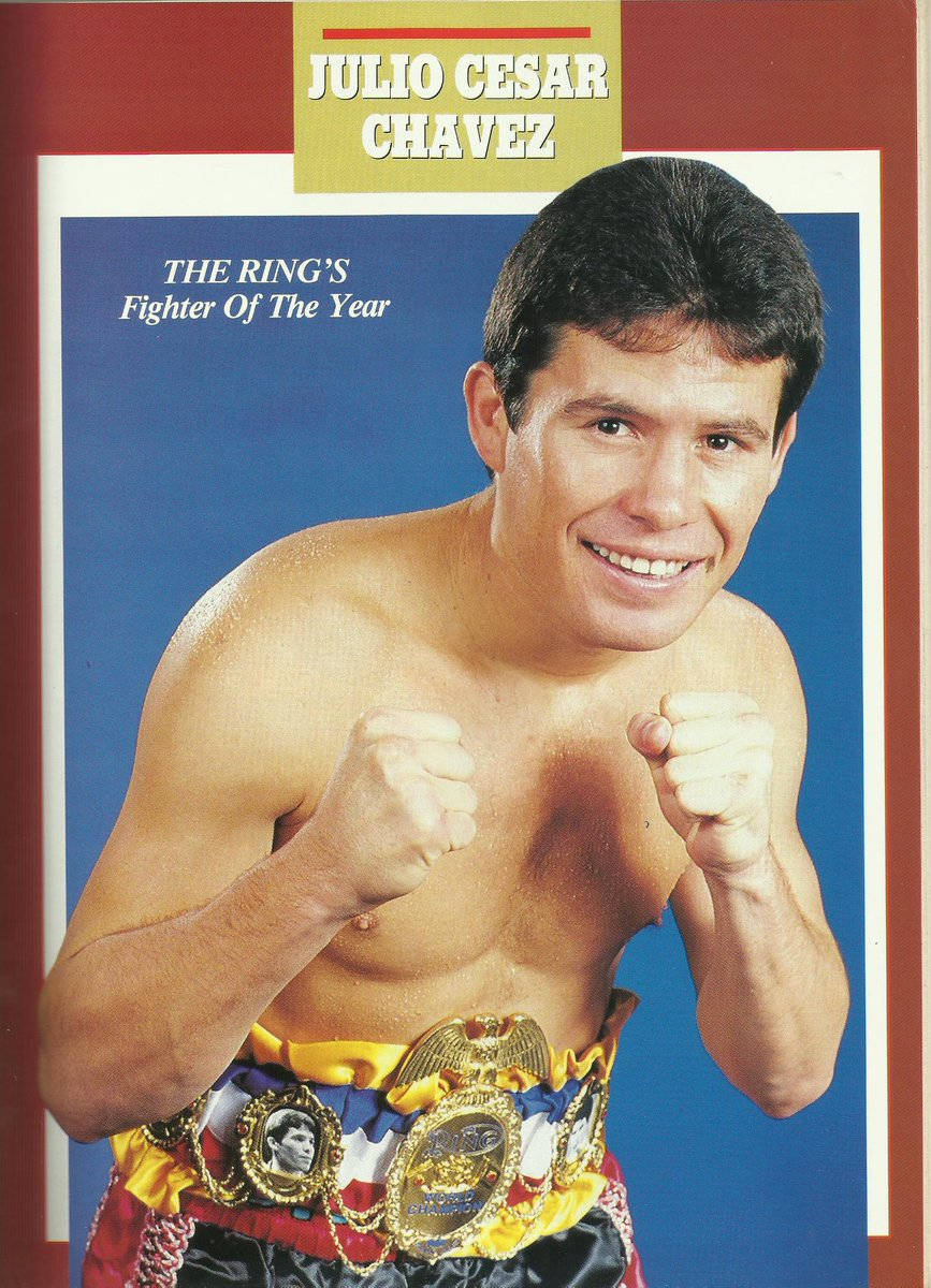Julio Cesar Chavez Fighter Of The Year Wallpaper
