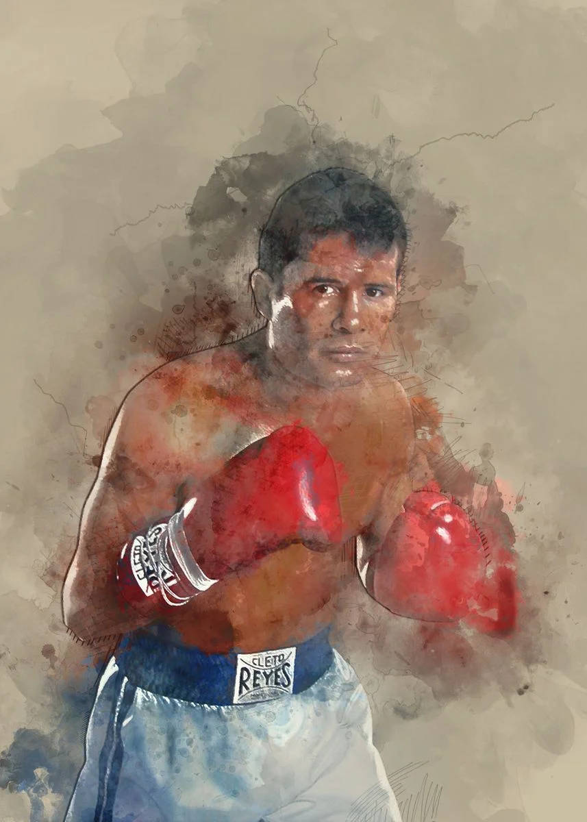 Julio Cesar Chavez Watercolor Style Artwork Wallpaper