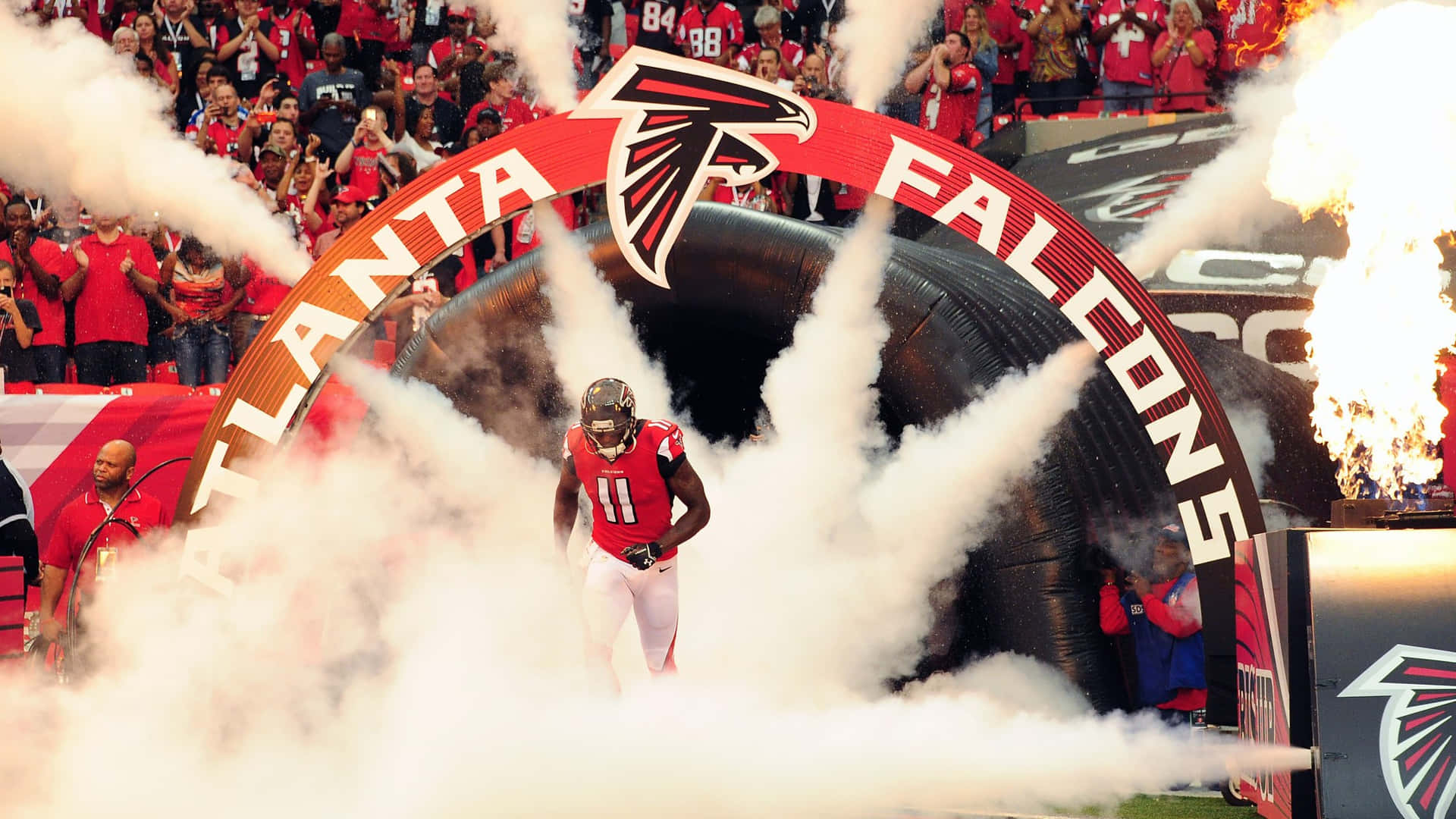 NFL Atlanta Falcons Receiverspiller Julio Jones Lignende Tapet Wallpaper