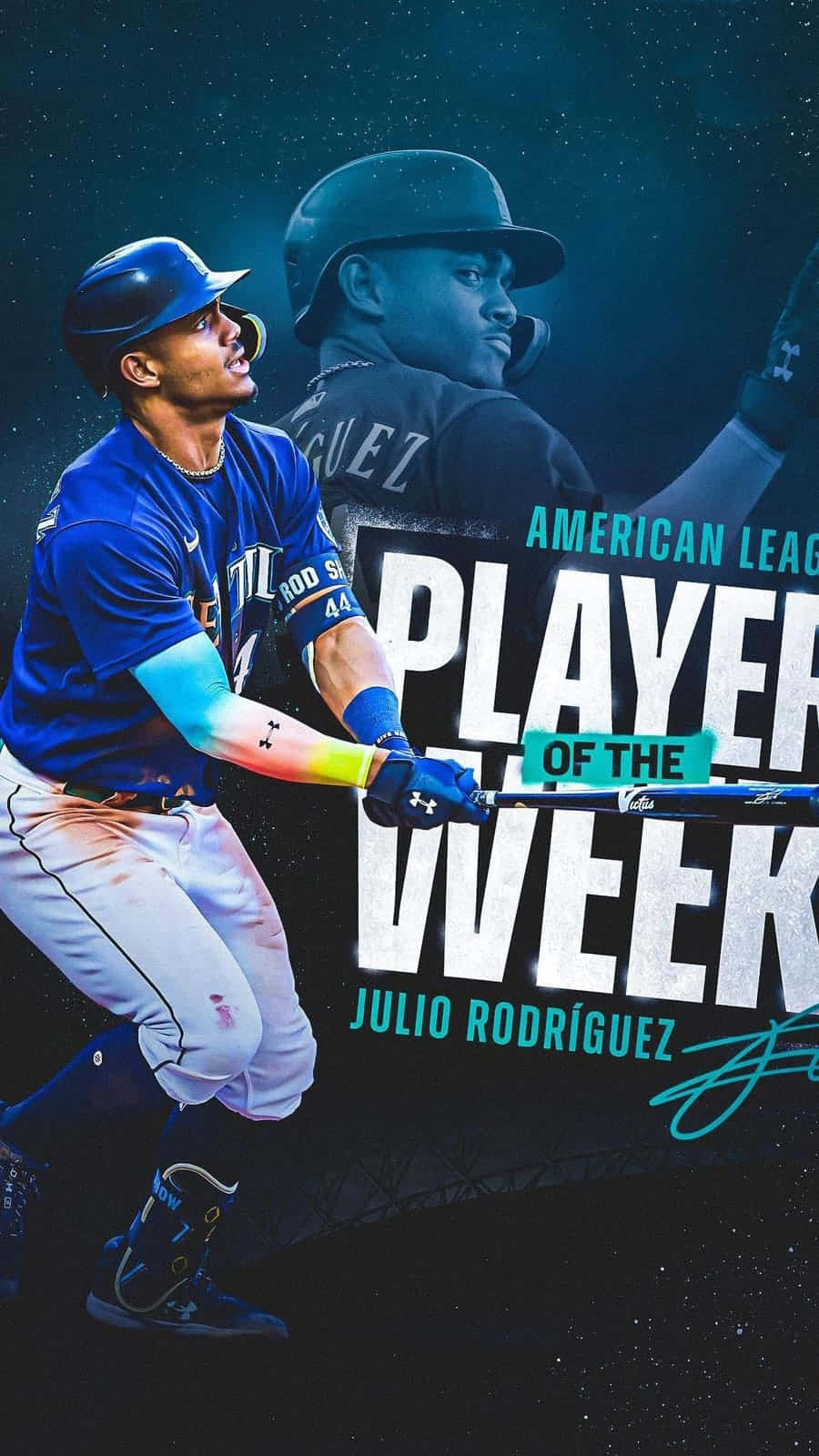 Julio Rodriguez A L Playerofthe Week Wallpaper