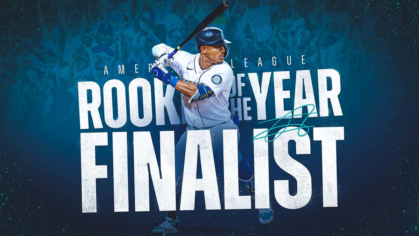 Julio Rodriguez A L Rookieofthe Year Finalist Wallpaper