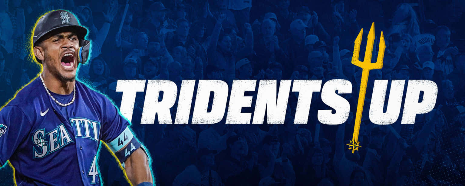 Julio Rodriguez Tridents Up Banner Wallpaper