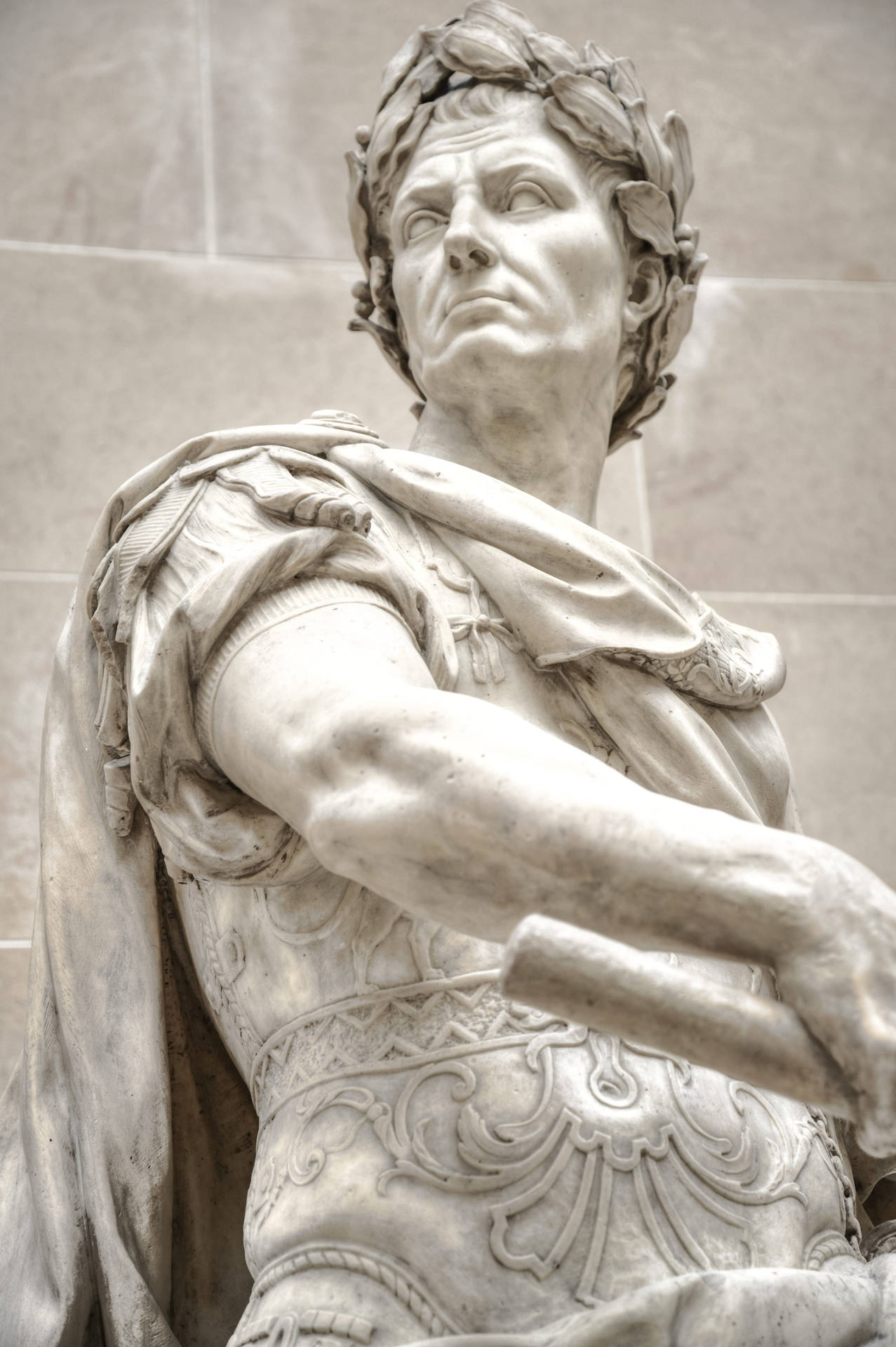 Julius Cezar Of Rome Statue Wallpaper