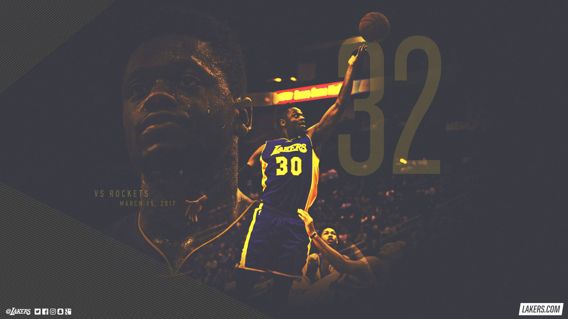 Julius Randle #30 of the Los Angeles Lakers Wallpaper