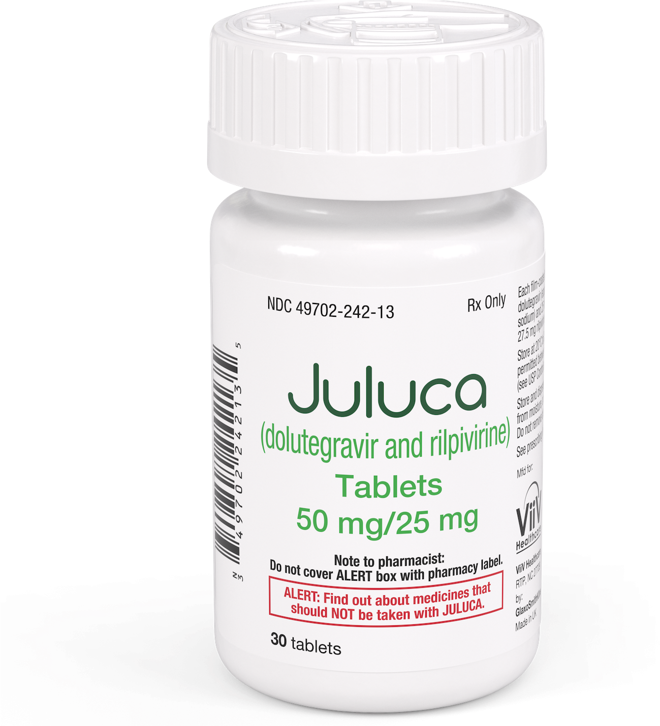Juluca Medication Bottle PNG