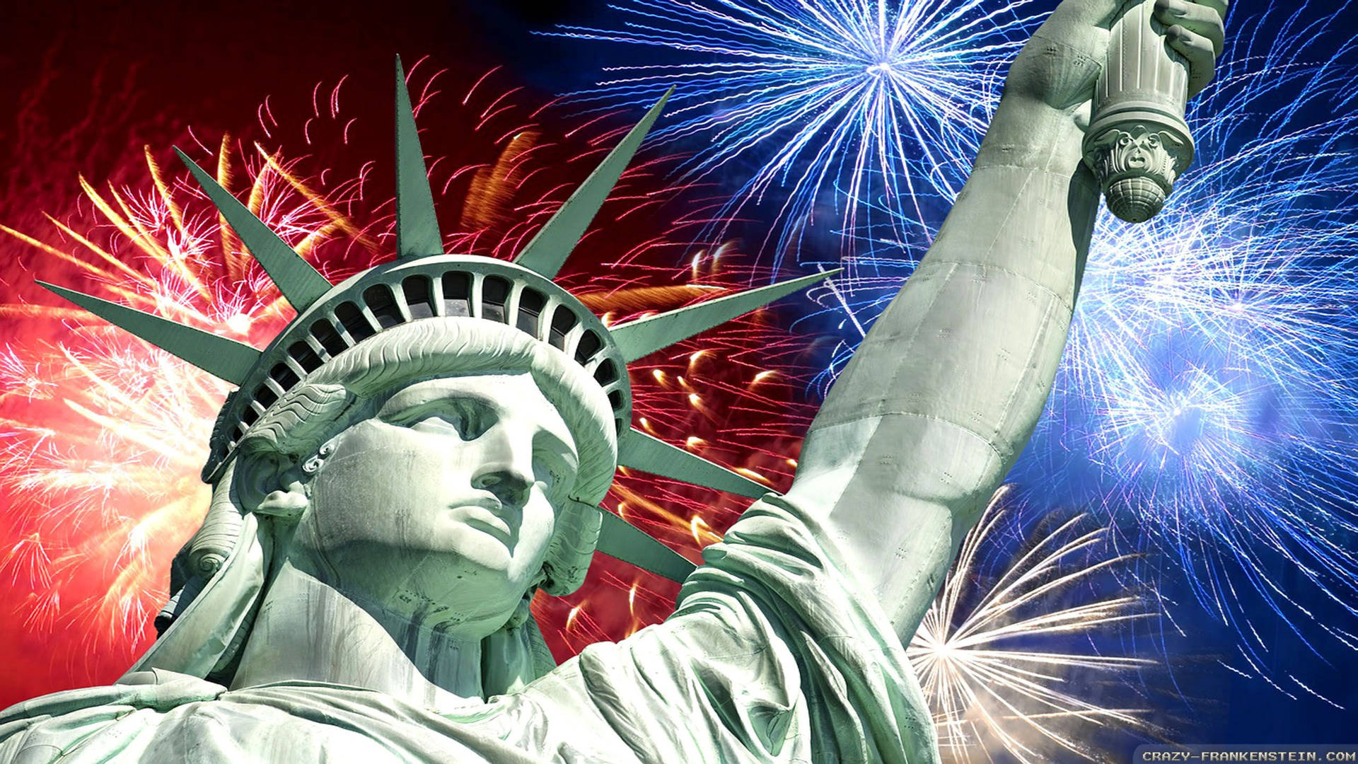 July 4th Fireworks Wallpaper - Independence Day Wallpaper - Crazy Background