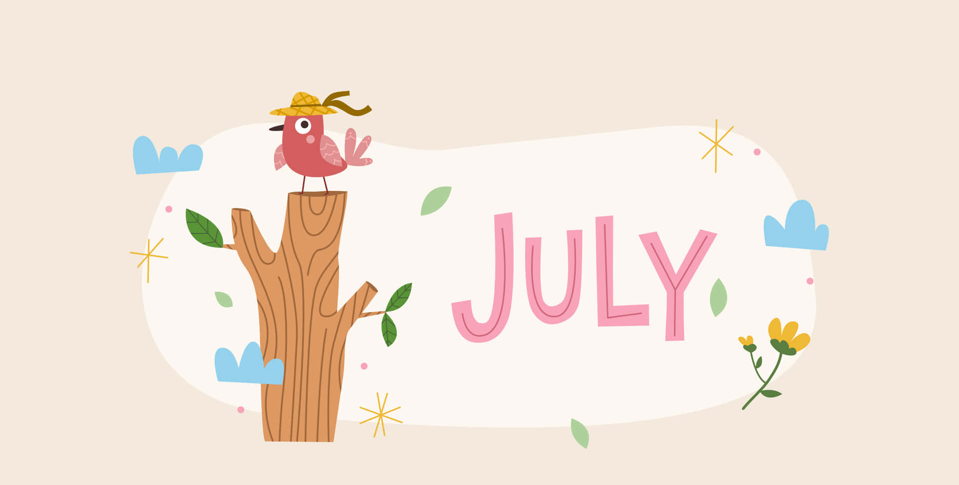 July Background