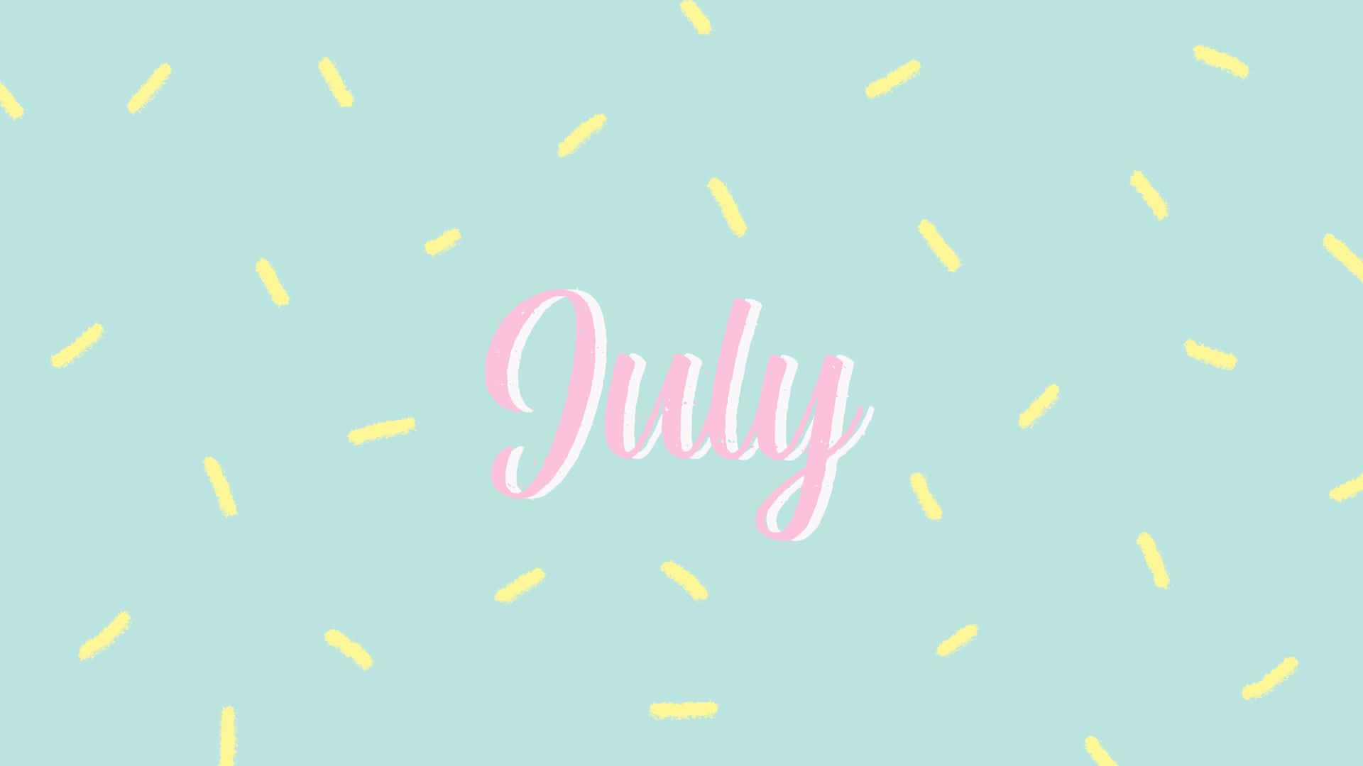 July Summer Aesthetic Background Wallpaper
