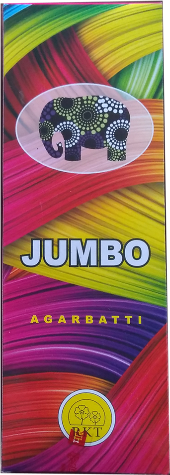 Jumbo Agarbatti Packaging Design PNG