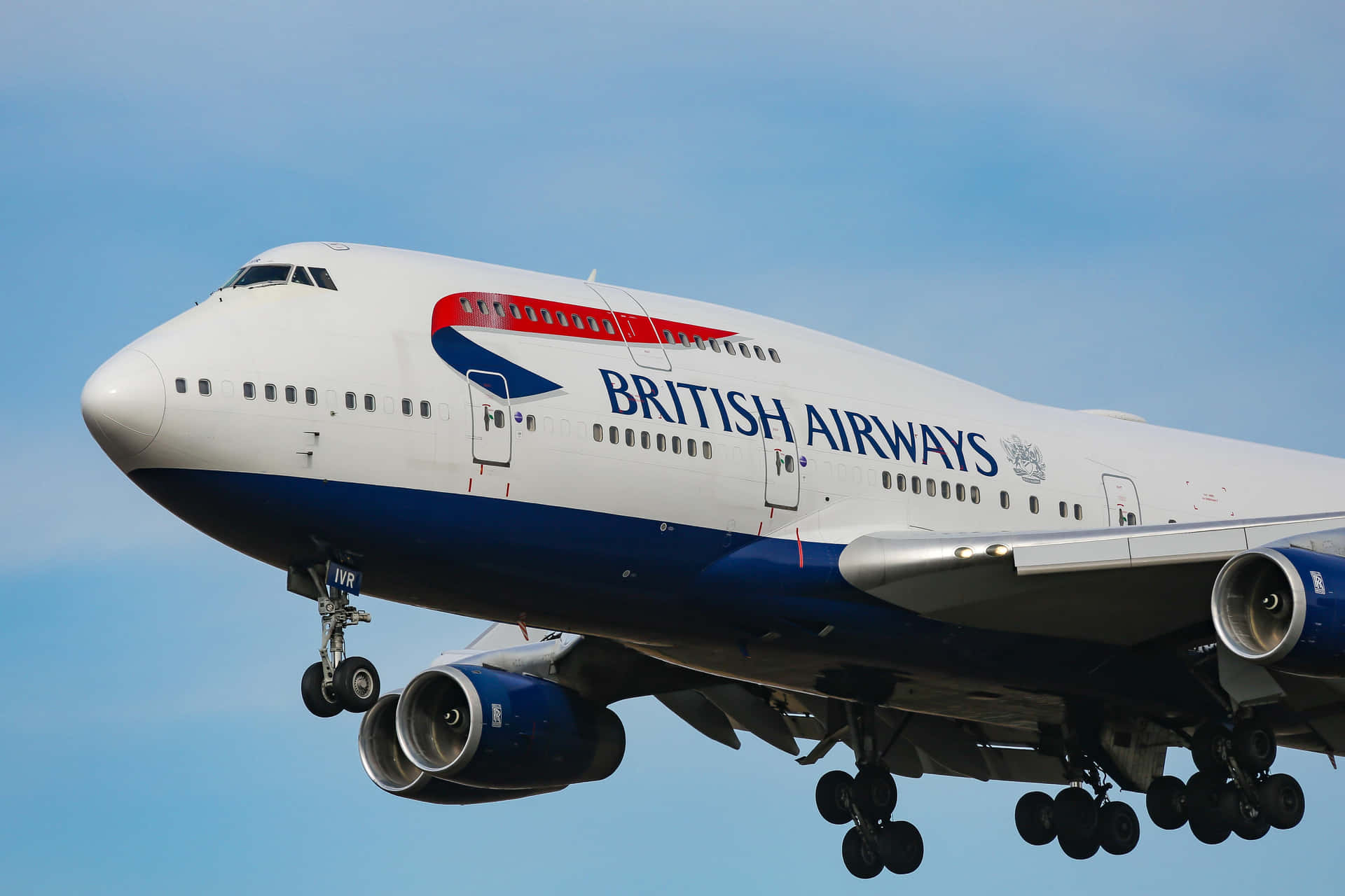 Download Jumbo Jets on Active Runway with Beautiful Sky | Wallpapers.com