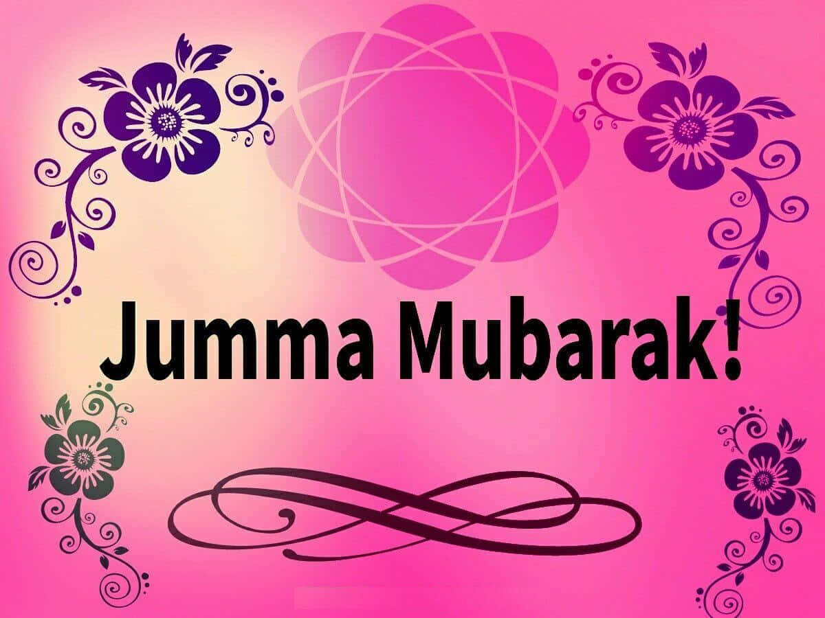 Download Jumma Mubarak Quote Mosque Wallpaper | Wallpapers.com